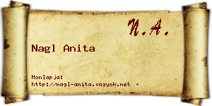 Nagl Anita névjegykártya